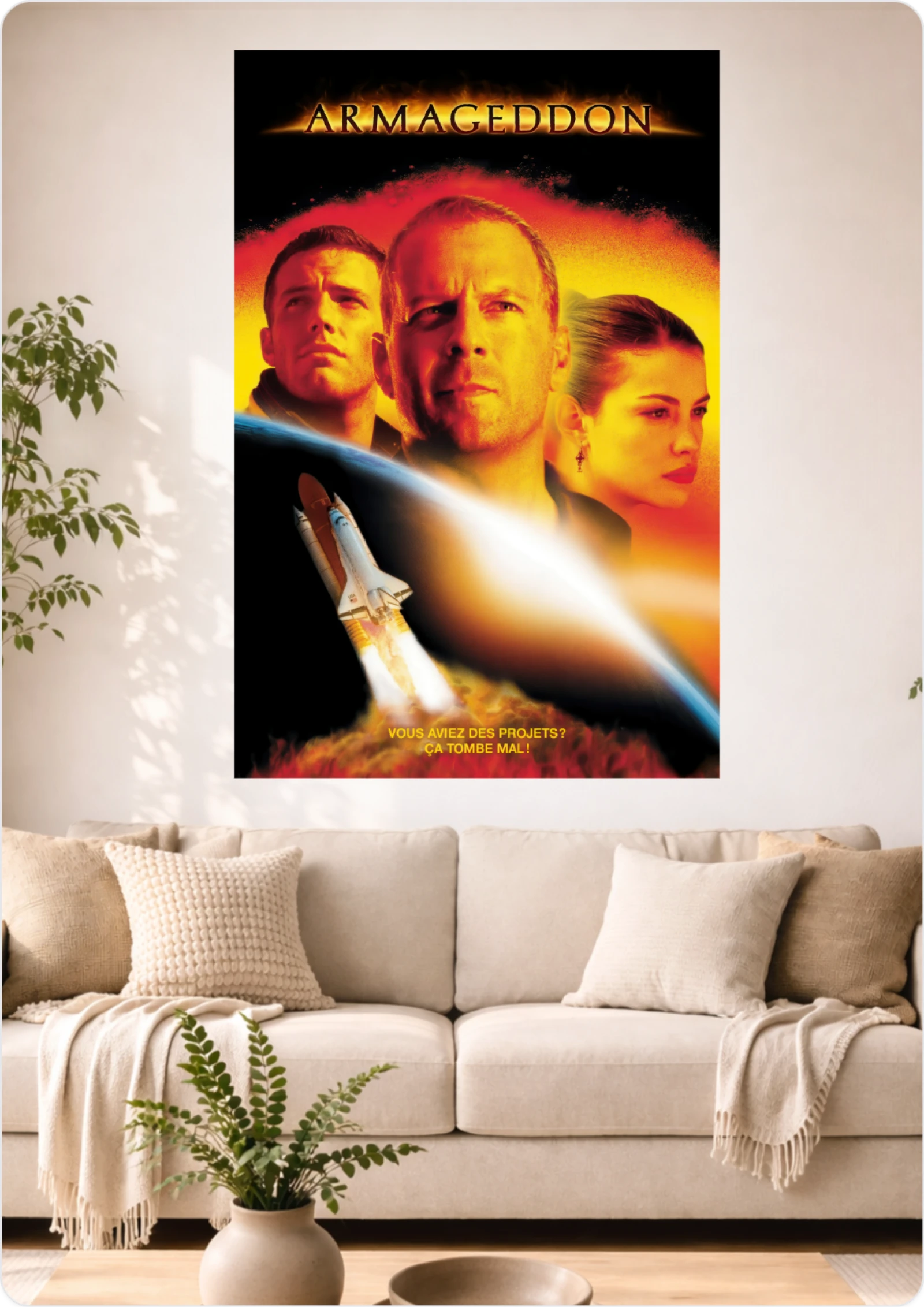 Affiche Armageddon – Sauver la Terre à Tout Prix | Format A3 (29,7 x 42 cm)